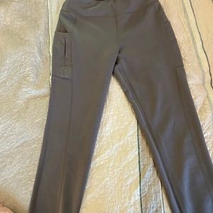 Jaanuu gray scrub pants size M petite